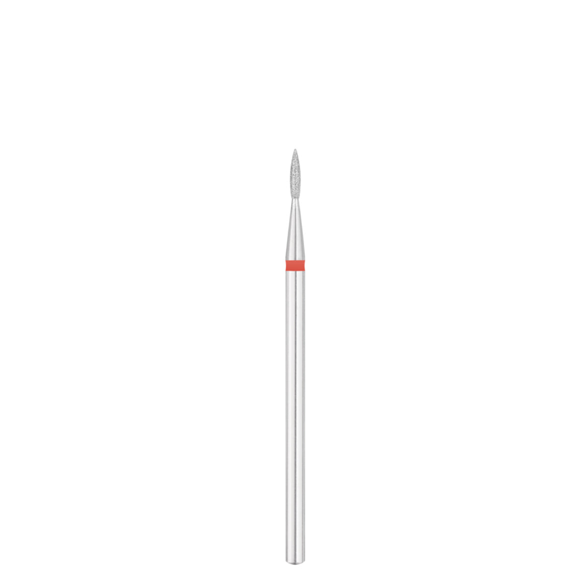 Exo Pro Nail Drill Bit Diamond Flame 1.8mm Rd - isolated on a white background