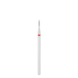 Exo Pro Nail Drill Bit Diamond Flame 1.8mm Rd - isolated on a white background