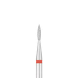 Exo Pro Nail Drill Bit Diamond Flame 1.8mm Rd - isolated on a white background