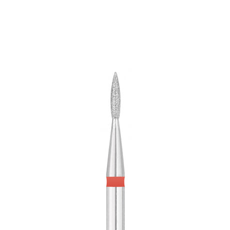 Exo Pro Nail Drill Bit Diamond Flame 1.8mm Rd - isolated on a white background