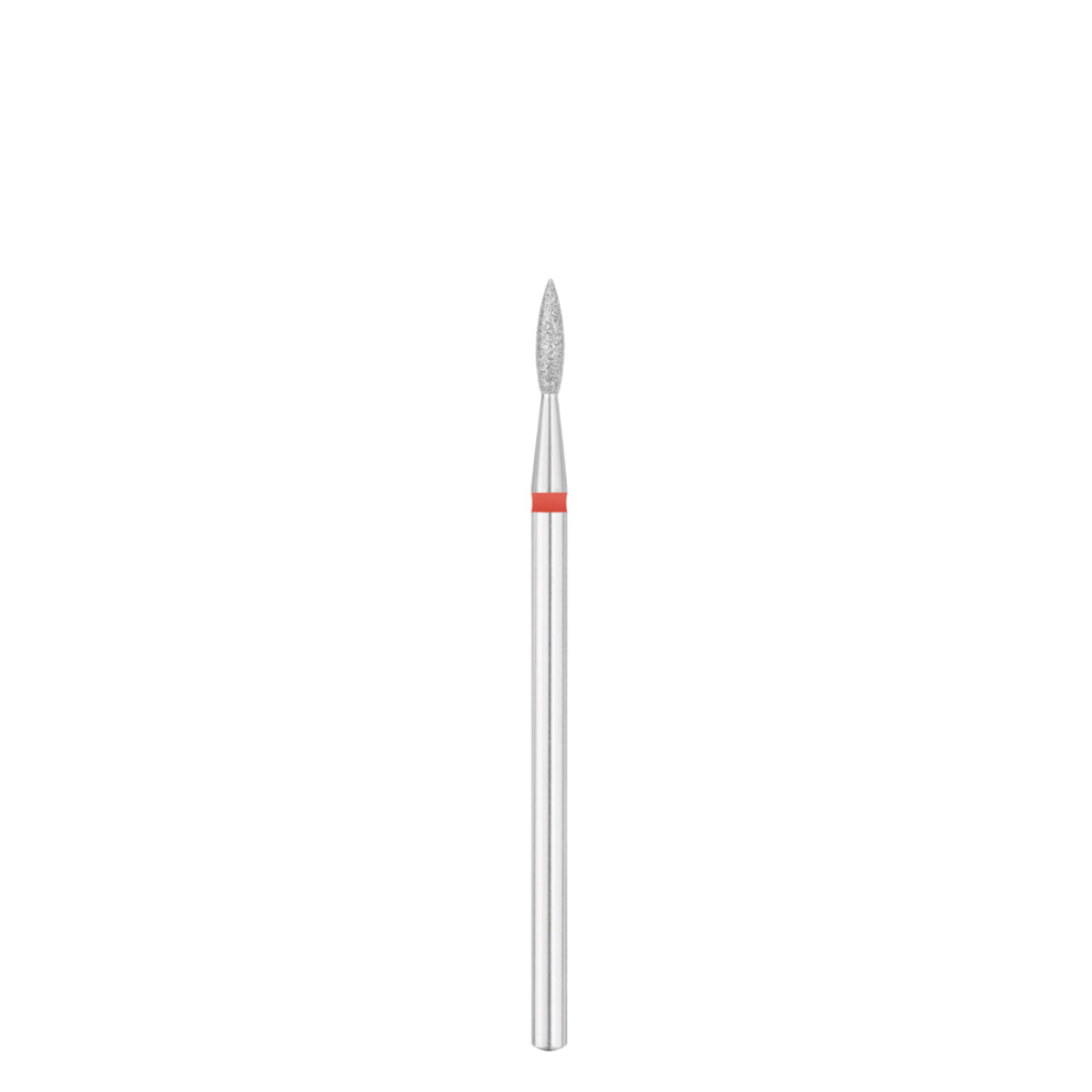 Exo Pro Nail Drill Bit Diamond Flame 2.1mm Rd - isolated on a white background