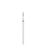 Exo Pro Nail Drill Bit Diamond Flame 2.1mm Rd - isolated on a white background