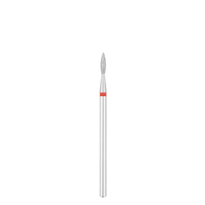 Exo Pro Nail Drill Bit Diamond Flame 2.1mm Rd - isolated on a white background