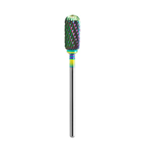 Exo Rainbow Rounded Cylinder Nail Drill Bit No. 14 - isolated on a white background