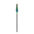 Exo Rainbow Straight Cone Nail Drill Bit No. 16 - isolated on a white background