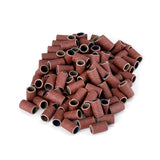 Exo Sanding Bands Caps #240 - 100 Pieces - isolated on a white background