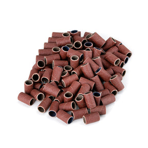 Exo Sanding Bands Caps #240 - 100 Pieces - isolated on a white background