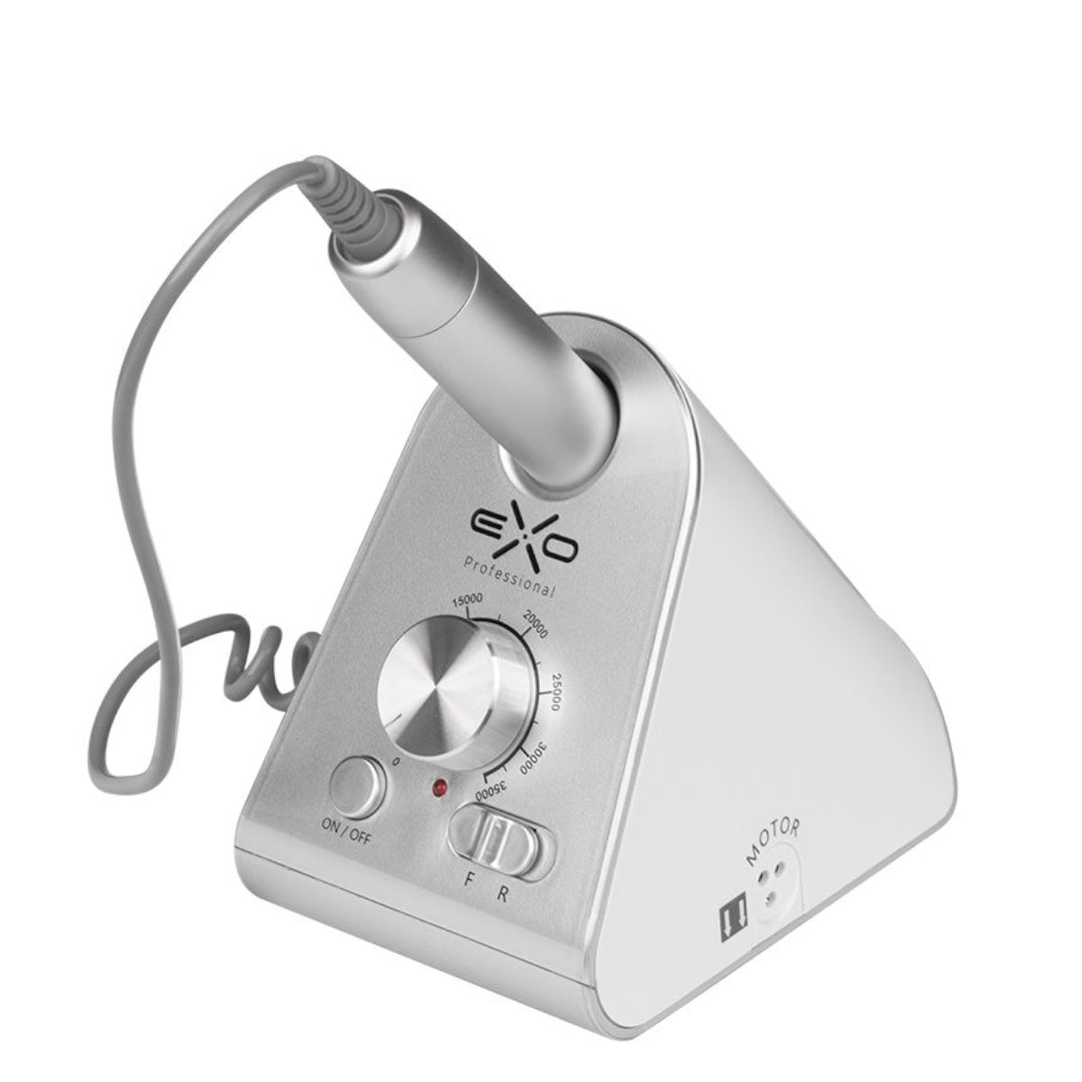 Exo Silent SX7 Brushless Nail Drill - nail drill equipment isolated on a white background