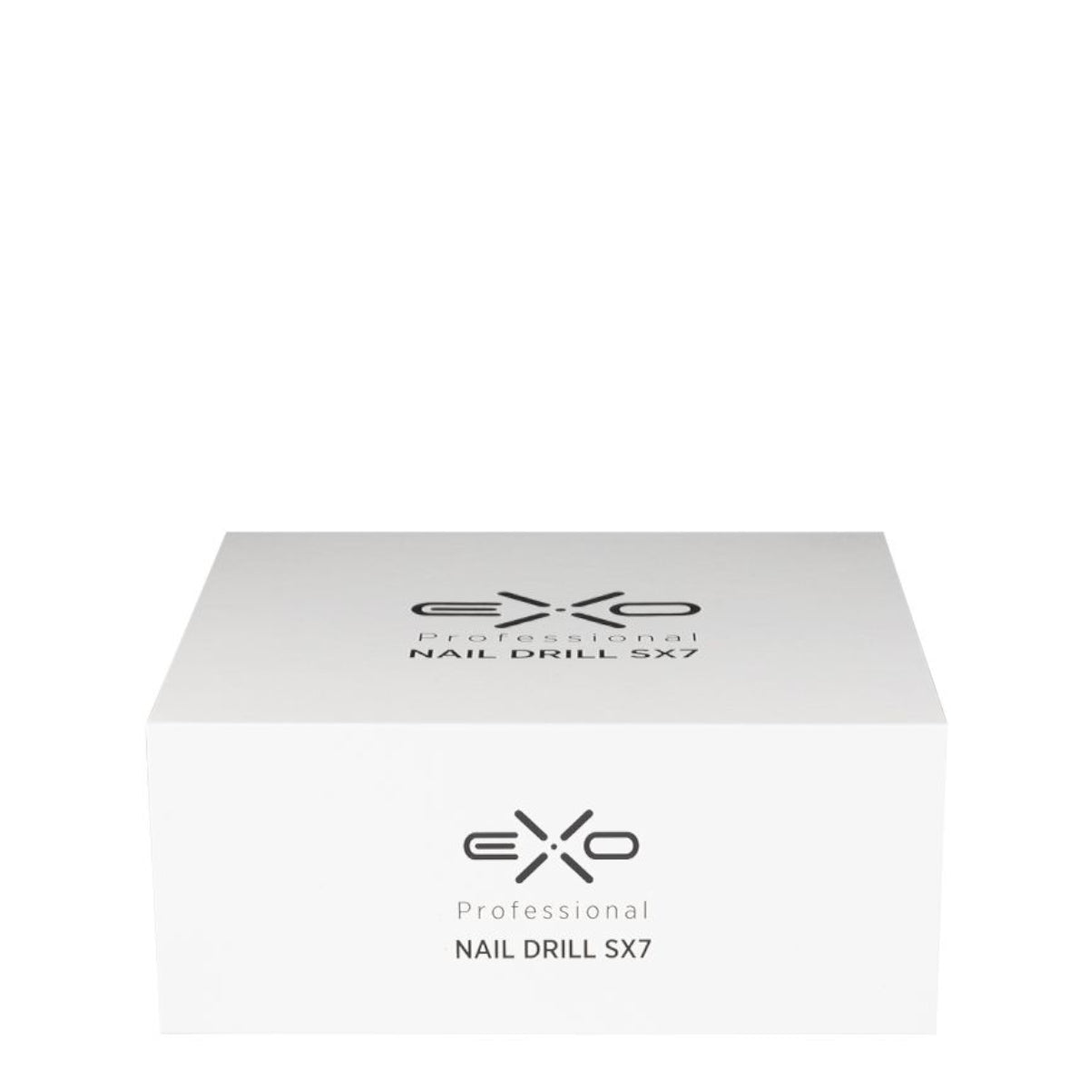 Exo Silent SX7 Brushless Nail Drill - retail packaging shown on a light background