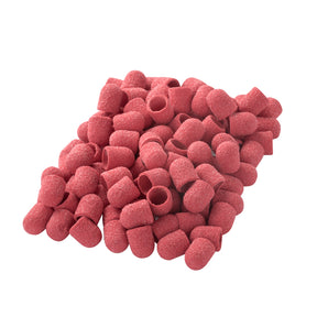 Exo Soft Abrasive Caps 10mm 60 Grit - 100 Pack - isolated on a white background