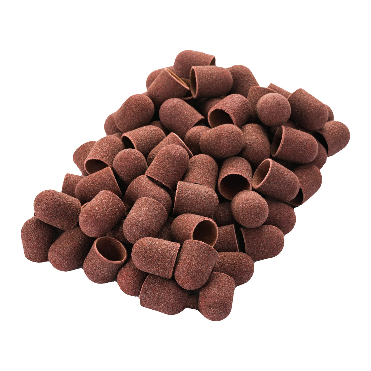 Exo Soft Abrasive Caps 13mm 120 Grit - 100 Pack - Basic - isolated on a white background