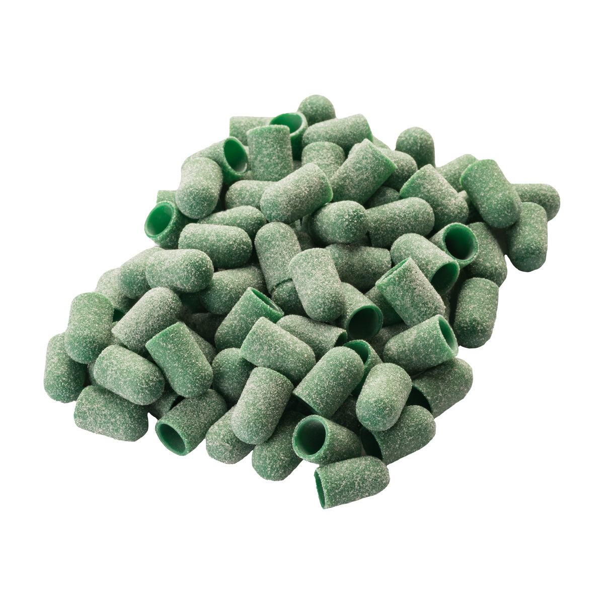 Exo Soft Abrasive Caps 7mm 80 Grit - 100 Pack - isolated on a white background