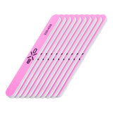 Exo Straight Nail Buffer 320/400 Grit - 10 Pack - isolated on a white background