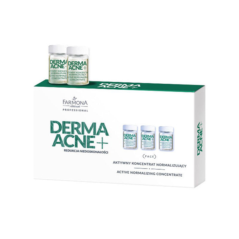 Farmona Professional Dermaacne + Active Normalizing Concentrate 5x5ml - retail packaging on a white background