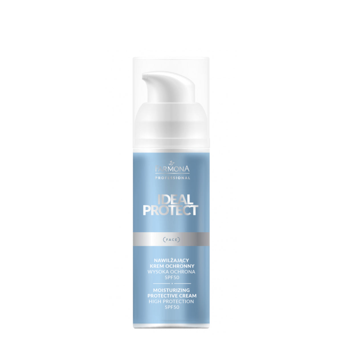 Farmona Professional Ideal Protect Moisturising Face Cream SPF50 - retail packaging on a white background