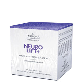 Farmona Professional Neuro Lift+ Lifting Emulsion SPF15 - retail packaging on a white background