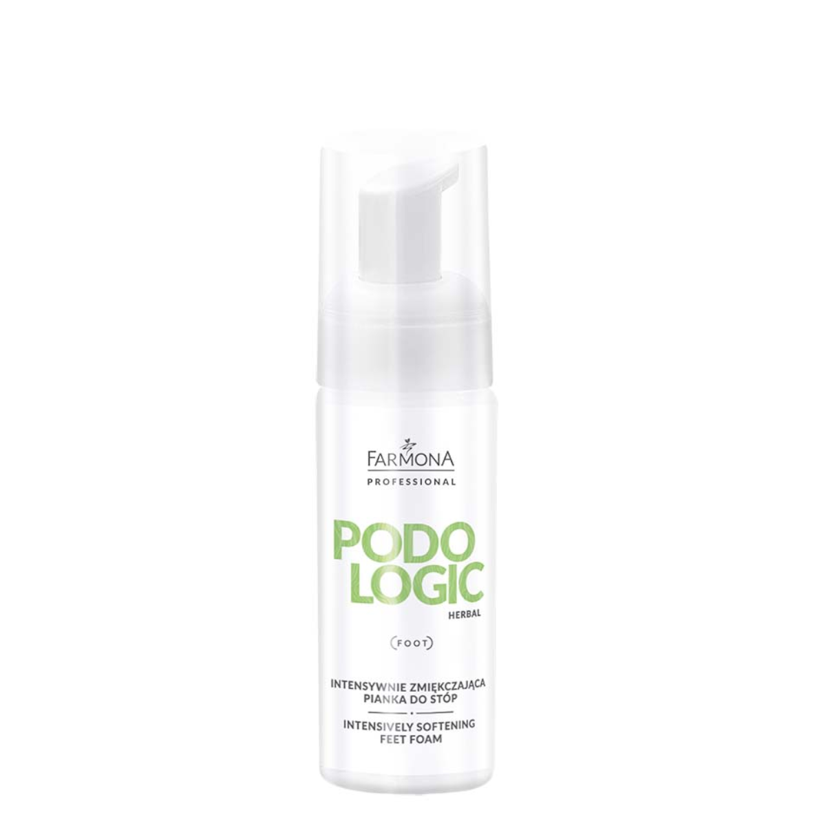Farmona Professional Podologic Herbal Intensively Softening Feet Foam - arranged with the included components on a white background