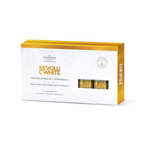 Farmona Professional Revolu C White Night Treatment with Vitamin C 5x5ml - retail packaging on a white background