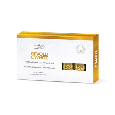 Farmona Professional Revolu C White Night Treatment with Vitamin C 5x5ml - retail packaging on a white background