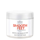 Farmona Professional Smooth Feet Grapefruit Foot Scrub - arranged with the included components on a white background