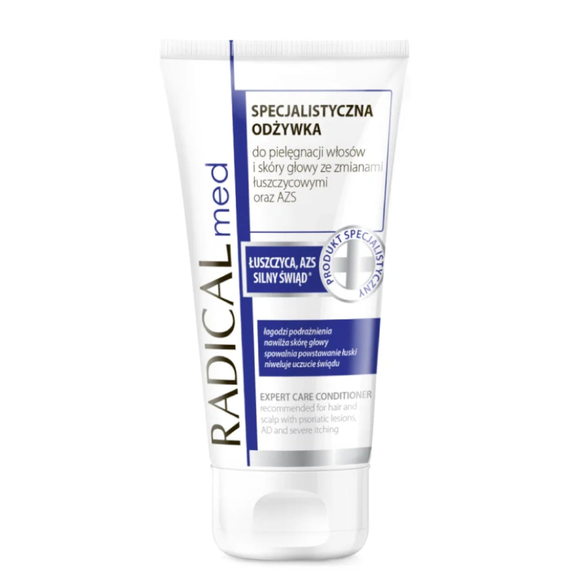 Farmona Radical Med Specialist Conditioner Psoriasis & Atopic Dermatitis - retail hair-care container isolated on a white background