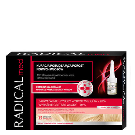 Farmona Radical Med Stimulating New Hair Grow Ampoules - isolated on a white background