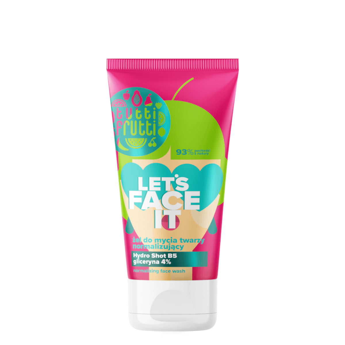Farmona Tutti Frutti Let's Face It Normalizing Cleansing Gel - isolated on a white background