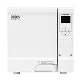 Fomos Foster 8L autoclave: front view with the chamber door closed