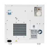 Fomos Foster 8L autoclave: rear panel with ventilation grille and connections