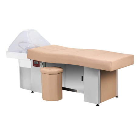 Gabbiano 017 Head Spa Shampoo Backwash Bed Beige - full product view at an angle on a white background