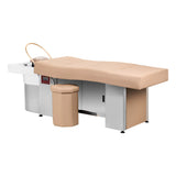 Gabbiano 017 Head Spa Shampoo Backwash Bed Beige - full product view on a white background