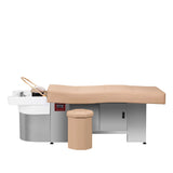 Gabbiano 017 Head Spa Shampoo Backwash Bed Beige - close-up of a functional part of the basin unit
