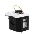Gabbiano 050 Japanese Head Spa Backwash Unit Black - full product view at an angle on a white background