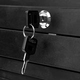 Gabbiano 100C Hairdressing Trolley Black - close-up of a construction detail
