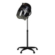 Gabbiano 1600 Standing Hood Hair Dryer Black - 1 Speed - styling tool shown on a white background