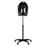 Gabbiano 1600 Standing Hood Hair Dryer Black - 1 Speed - styling tool shown on a white background