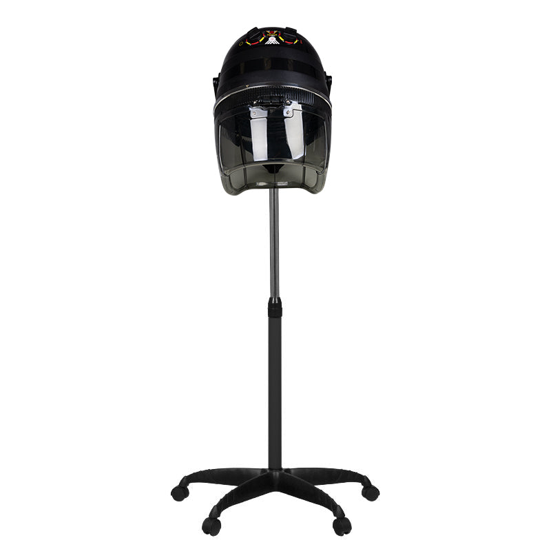 Gabbiano 1600 Standing Hood Hair Dryer Black - 1 Speed - styling tool shown on a white background