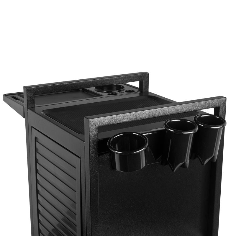 Gabbiano 401 Deluxe Hairdressing Trolley - displayed in a professional treatment-room setting