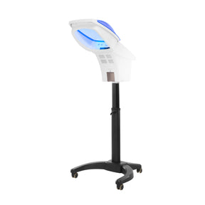 Gabbiano 408D Standing Hair Steamer With Active Ozone White 700W - standing hair steamer isolated on a white background