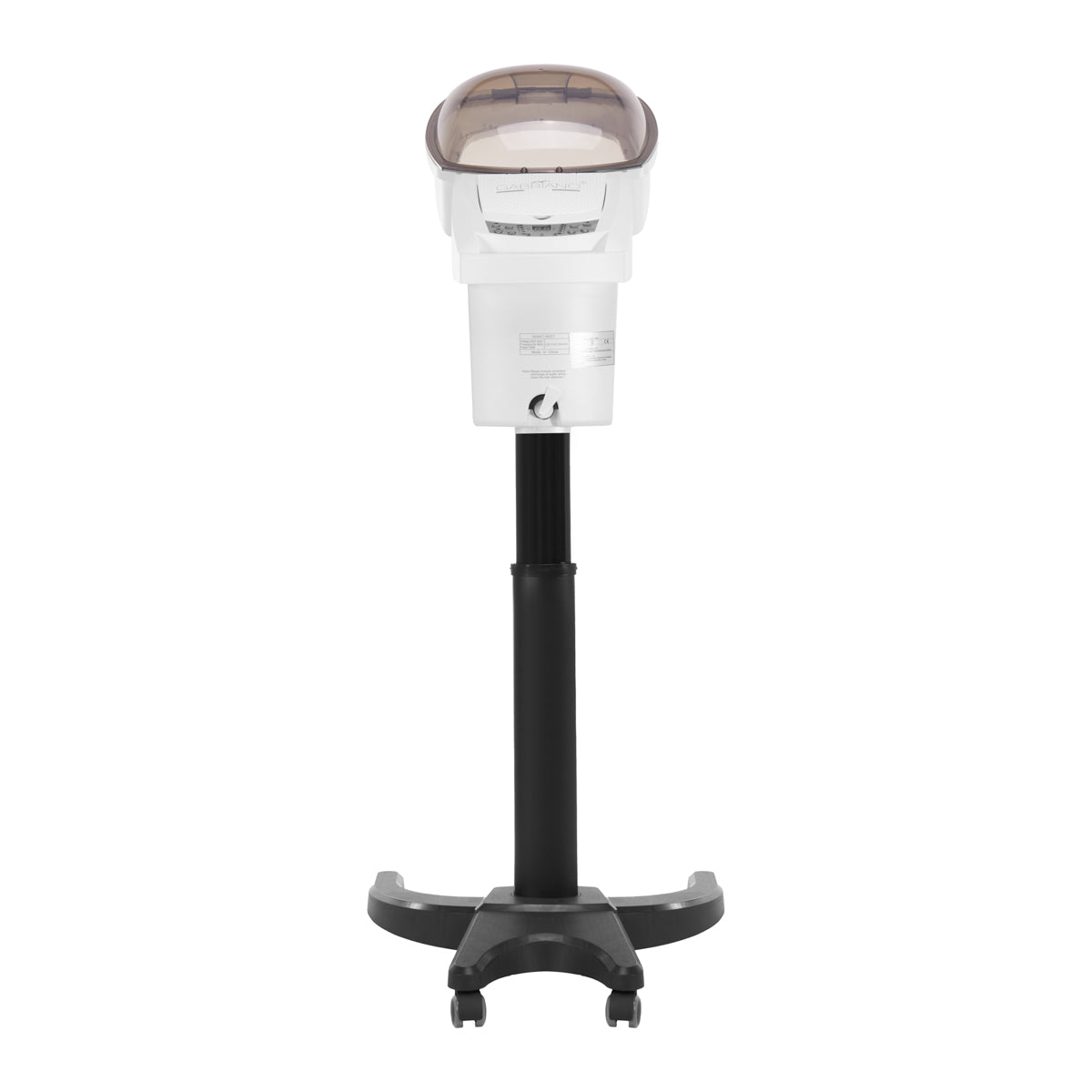 Gabbiano 408D Standing Hair Steamer With Active Ozone White 700W - standing hair steamer isolated on a white background