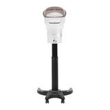 Gabbiano 408D Standing Hair Steamer With Active Ozone White 700W - standing hair steamer isolated on a white background