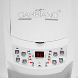 Gabbiano 408D Standing Hair Steamer With Active Ozone White 700W - standing hair steamer isolated on a white background