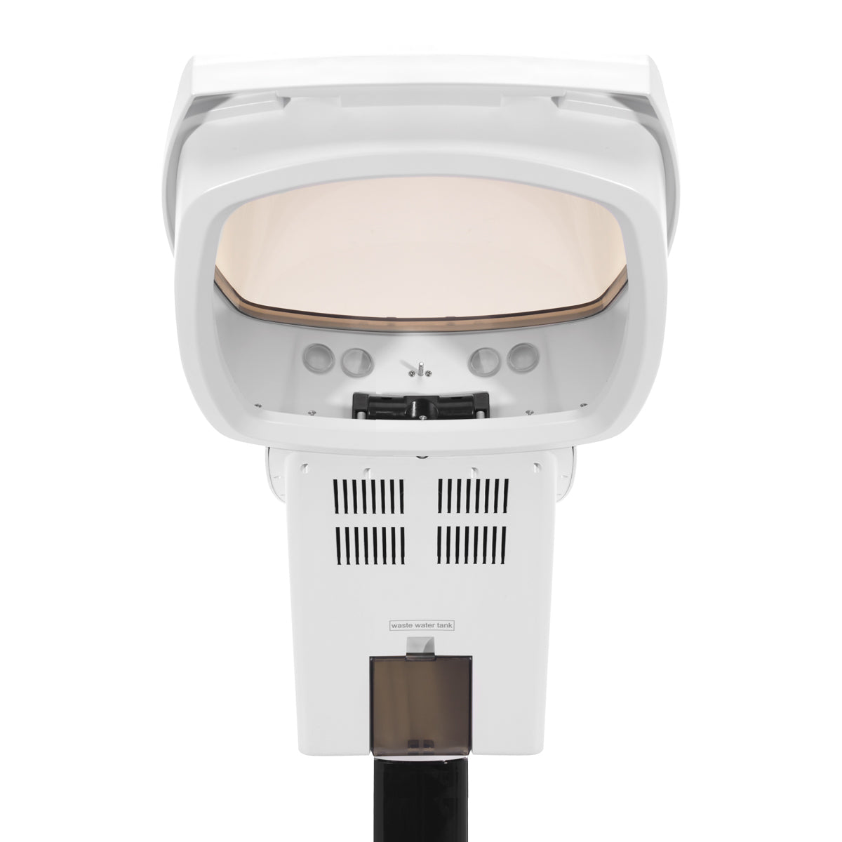 Gabbiano 408D Standing Hair Steamer With Active Ozone White 700W - standing hair steamer isolated on a white background