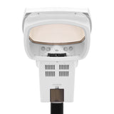 Gabbiano 408D Standing Hair Steamer With Active Ozone White 700W - standing hair steamer isolated on a white background