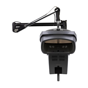 Gabbiano 408D Wall-Mounted Hair Steamer With Active Ozone Silver - standing hair steamer isolated on a white background