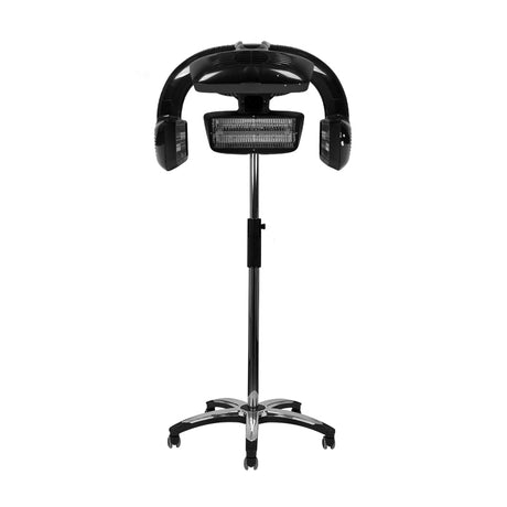 Gabbiano 628 Standing Infrared Hair Processor Black - complete device isolated on a white background