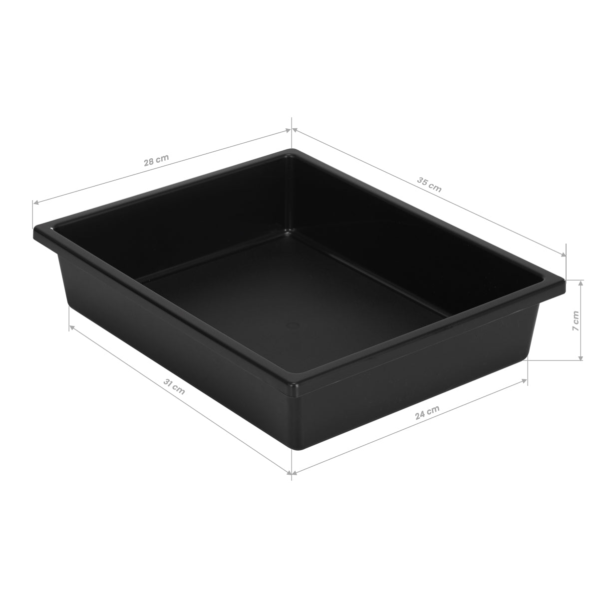 Gabbiano 68UV Hairdressing Trolley With UV Steriliser Black - front view showing the storage and construction details