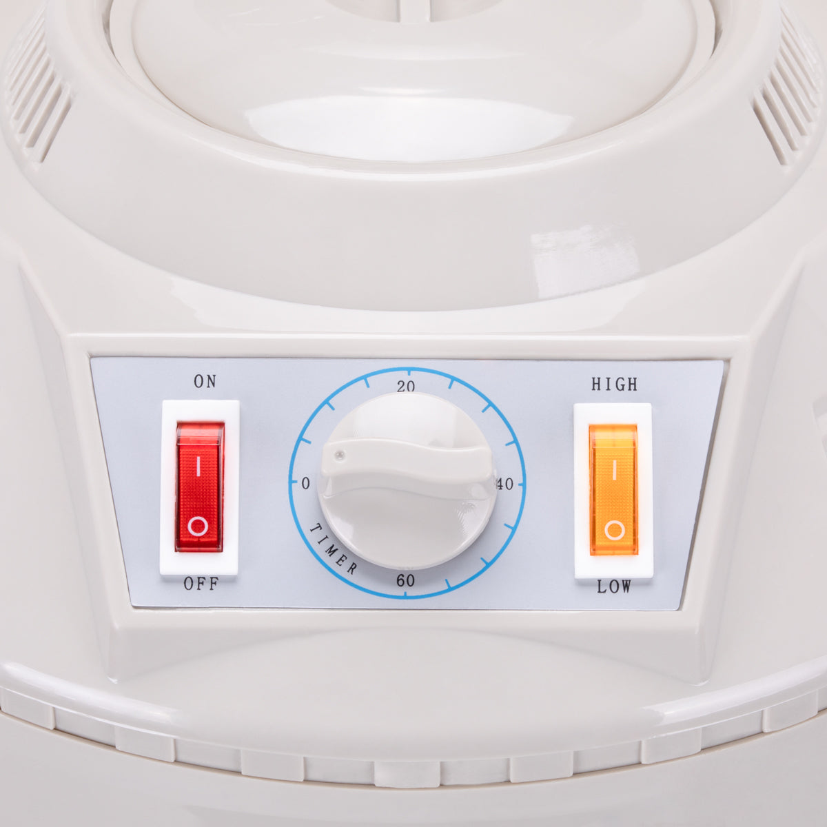 Gabbiano 828-FD Hair Steamer - dimensions and measurements shown