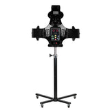 Gabbiano 868-1 Standing Infrared Hair Processor Black - device housing and functional components shown on a white background