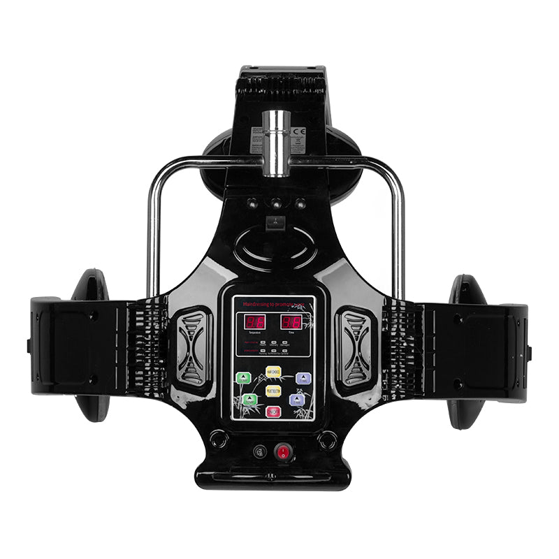 Gabbiano 868A Hanging Infrared Hair Processor Black - device housing and functional components shown on a white background